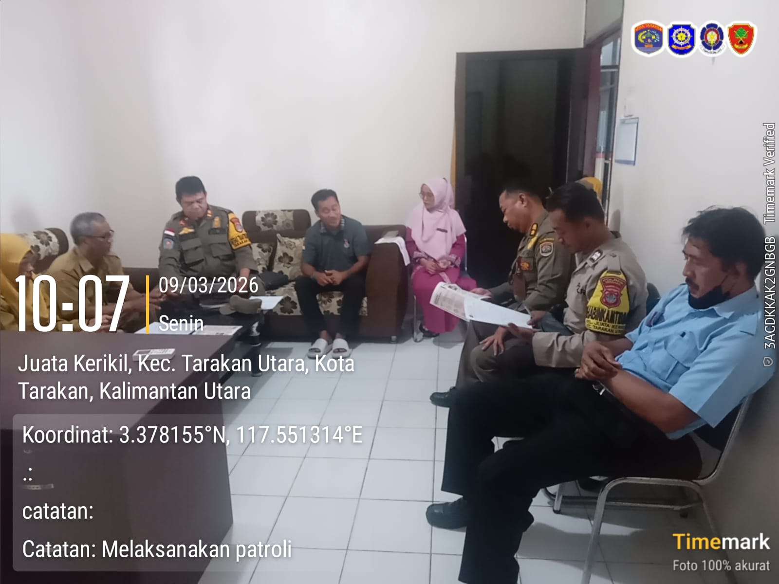 Mediasi Terkait Bangunan Liar Yang Berada Diatas Parit dan Diatas Milik Jalan